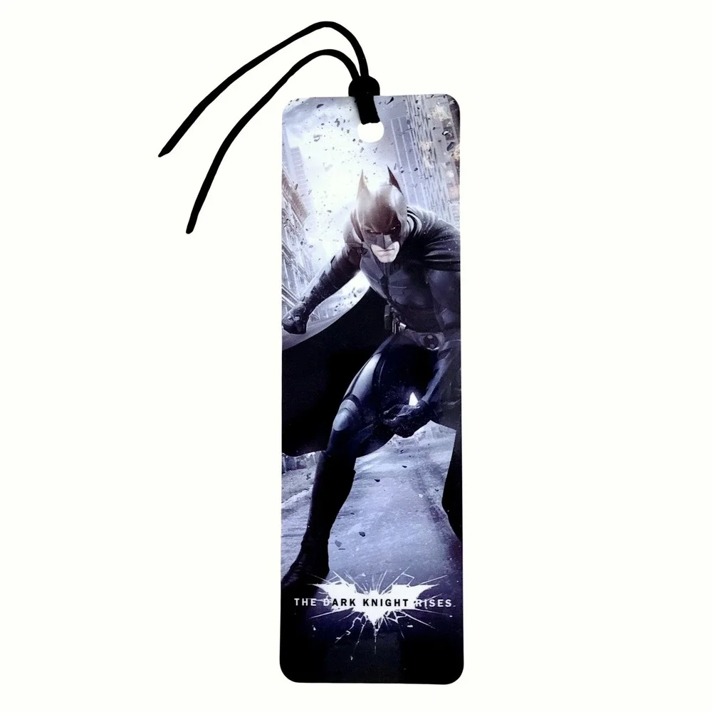 2012 Batman Dark Knight Rises Bookmark faux black leather Antioch Trends NBM5257